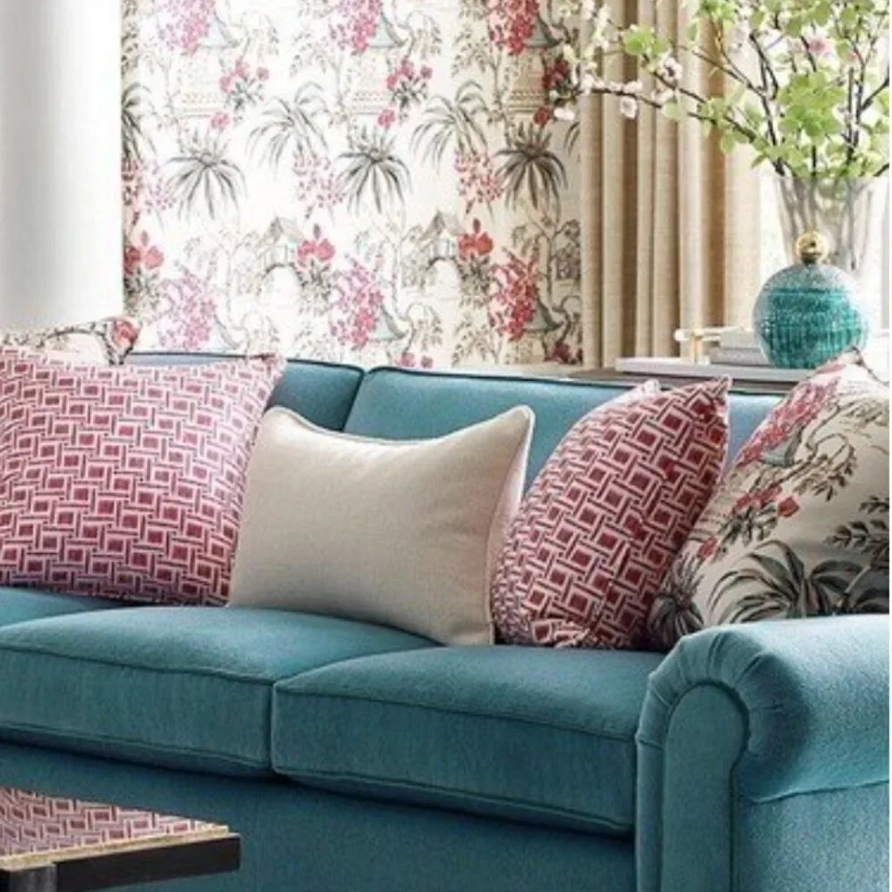 Brunschwig & Fils Designer Mira Print Petal Fabric 54